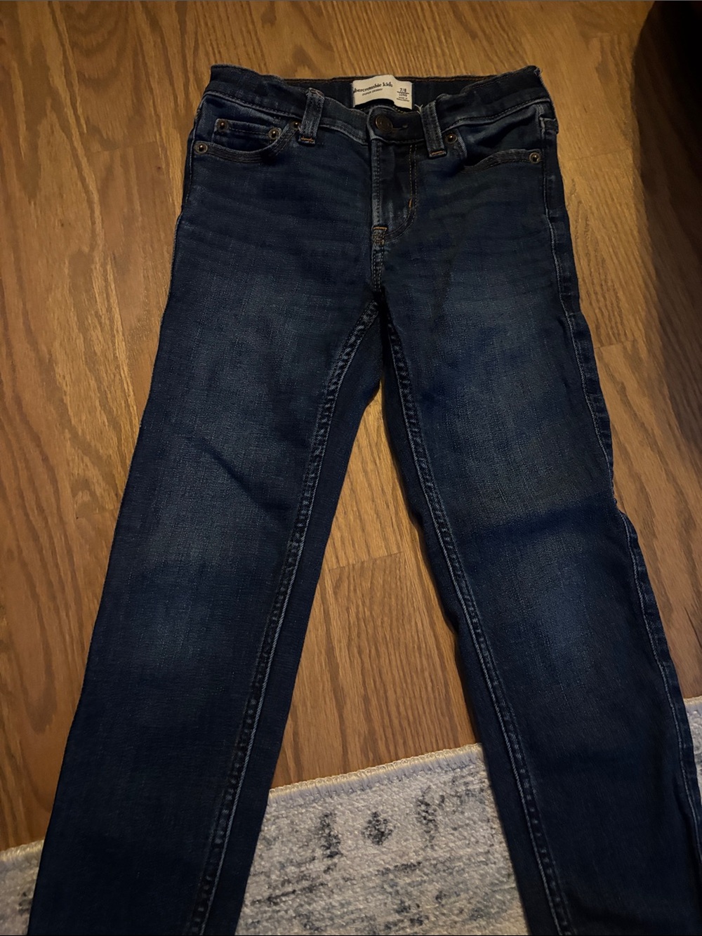 abercrombie kids Dark Blue Slim Straight Jeans